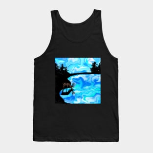 Grazing Elk Tank Top